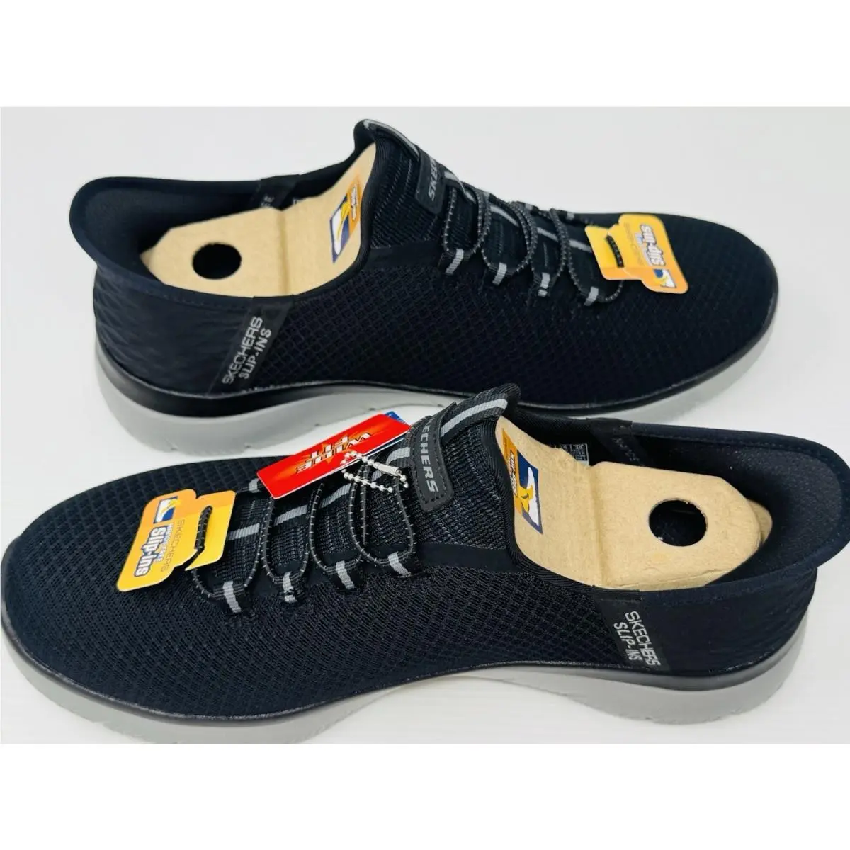 Skechers shoes - Skechers Slip-ins Summits - Summits - Black/Charcoal (UPC: 196642387712) 4