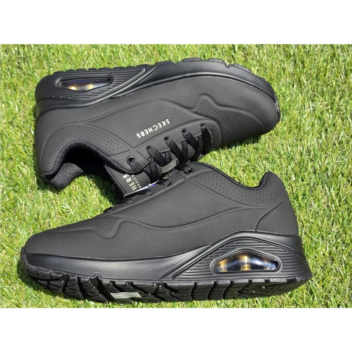 Skechers shoes - Skechers Uno Stand ON air - 73690-BBK - Black 1