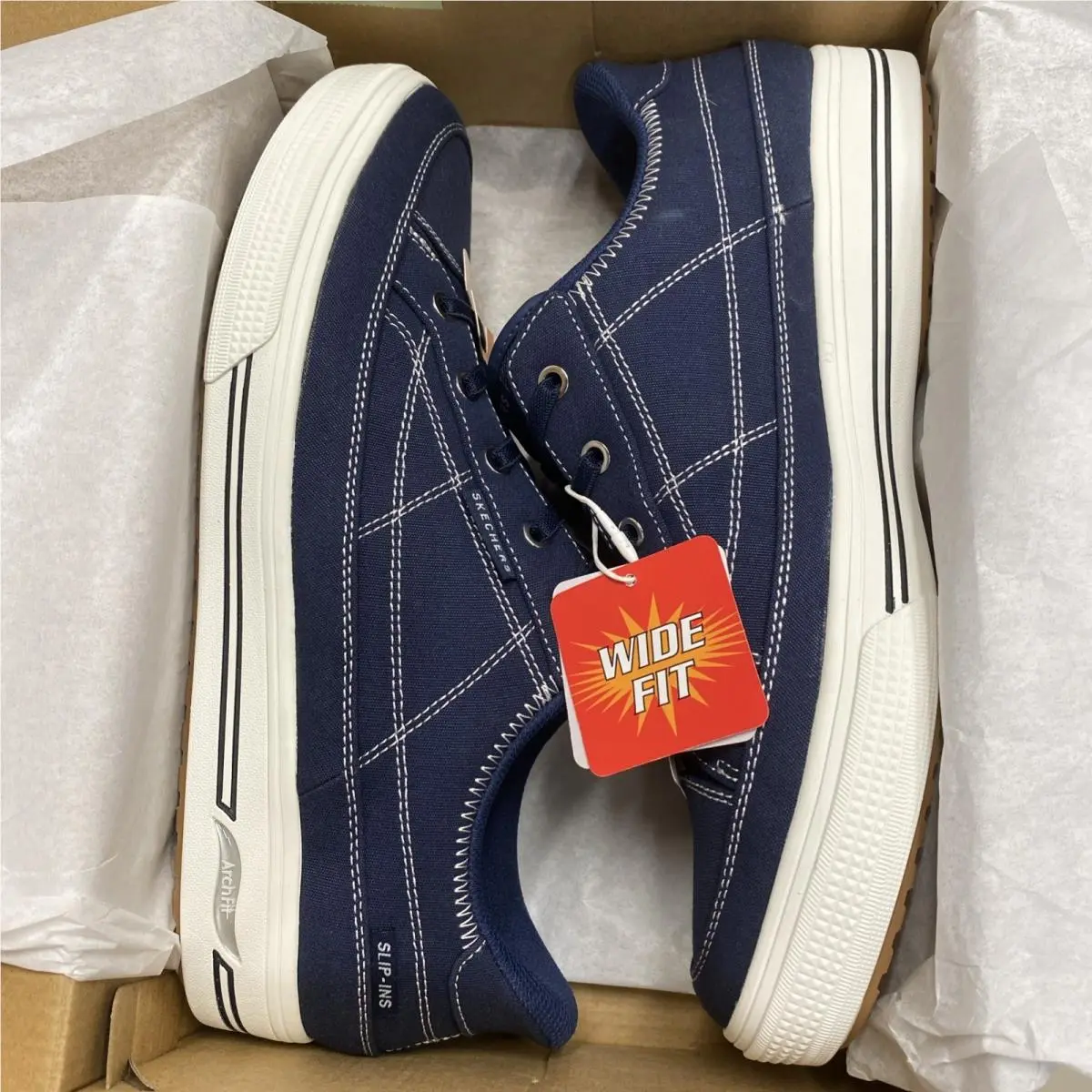 Skechers shoes - SKECHERS Arch Fit Arcade See Ya There - vs-194550 - Blue (UPC: 0198739177855) 4
