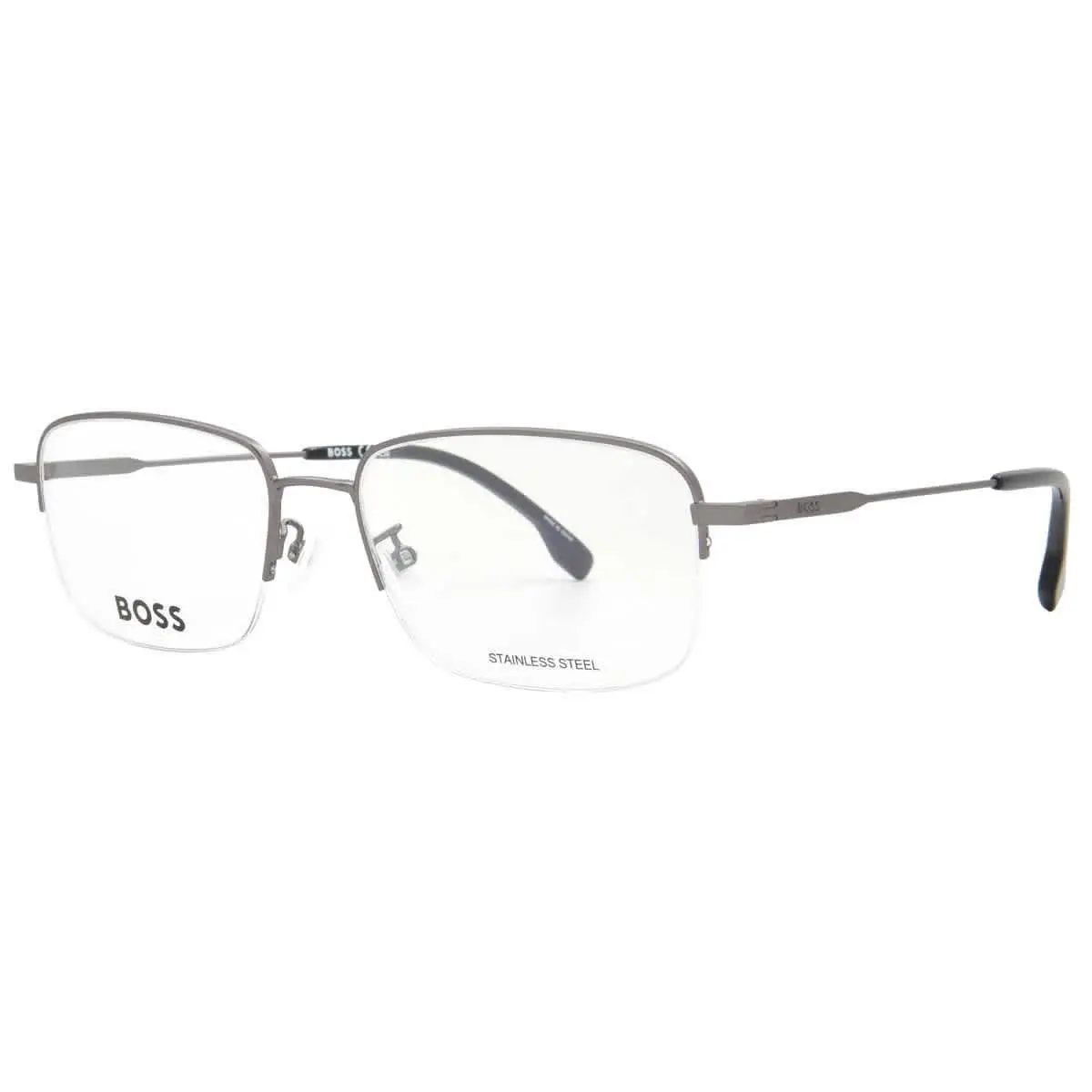 Hugo Boss Demo Rectangular Men`s Eyeglasses Boss 1289/F 0R81 56 Boss 1289/F 0R81