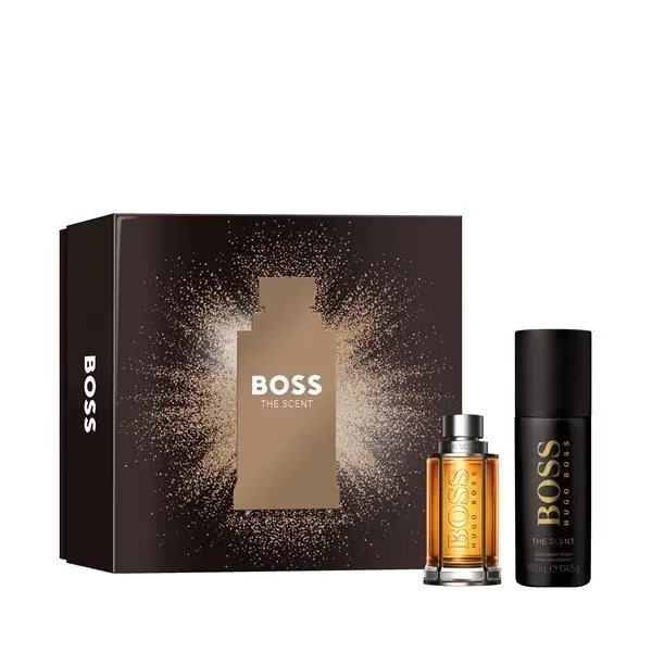 Men`s Boss The Scent Gift Set Fragrances 3616304197956 by Hugo Boss