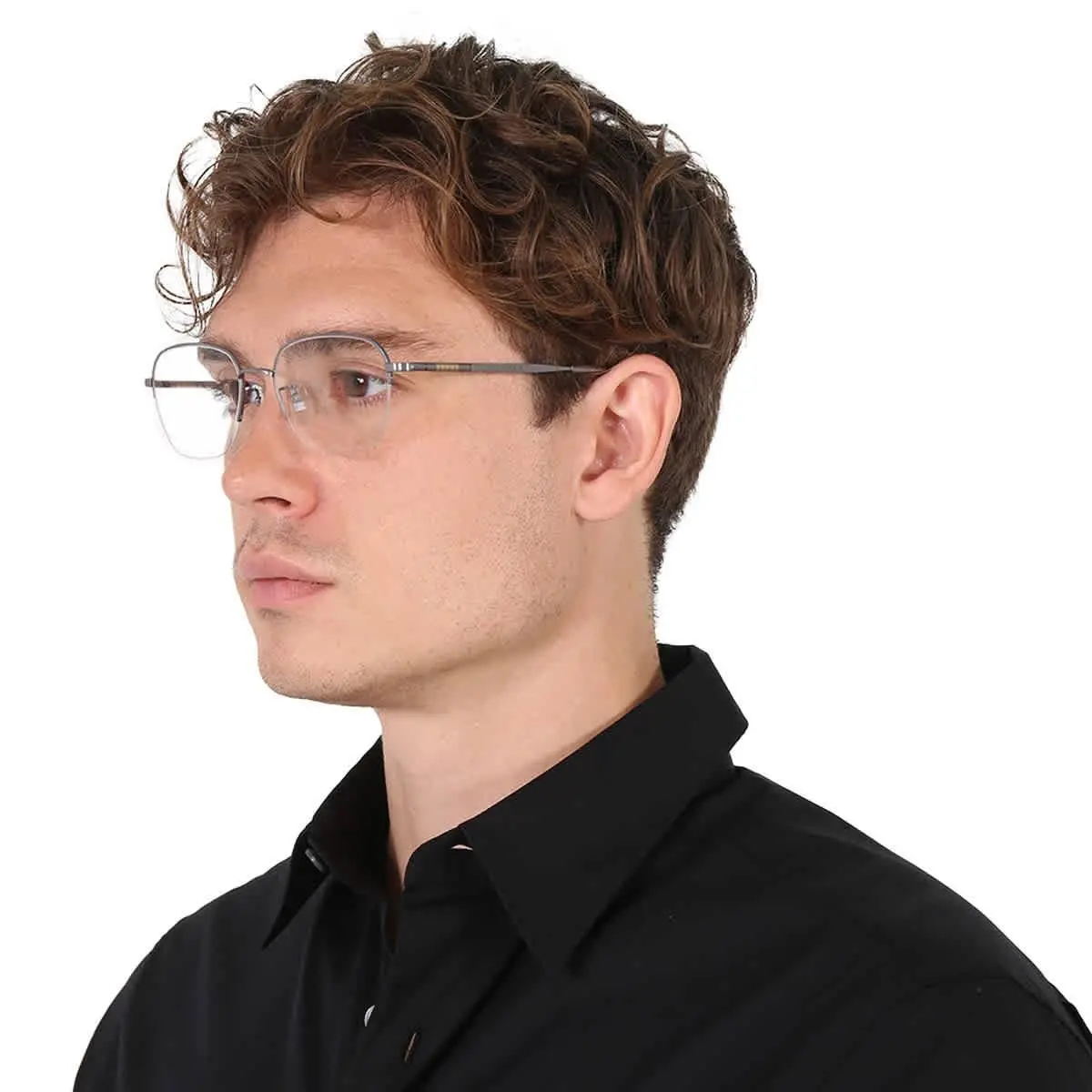 Hugo Boss Demo Square Men`s Eyeglasses Boss 1346/F 0R81 54 Boss 1346/F 0R81 54