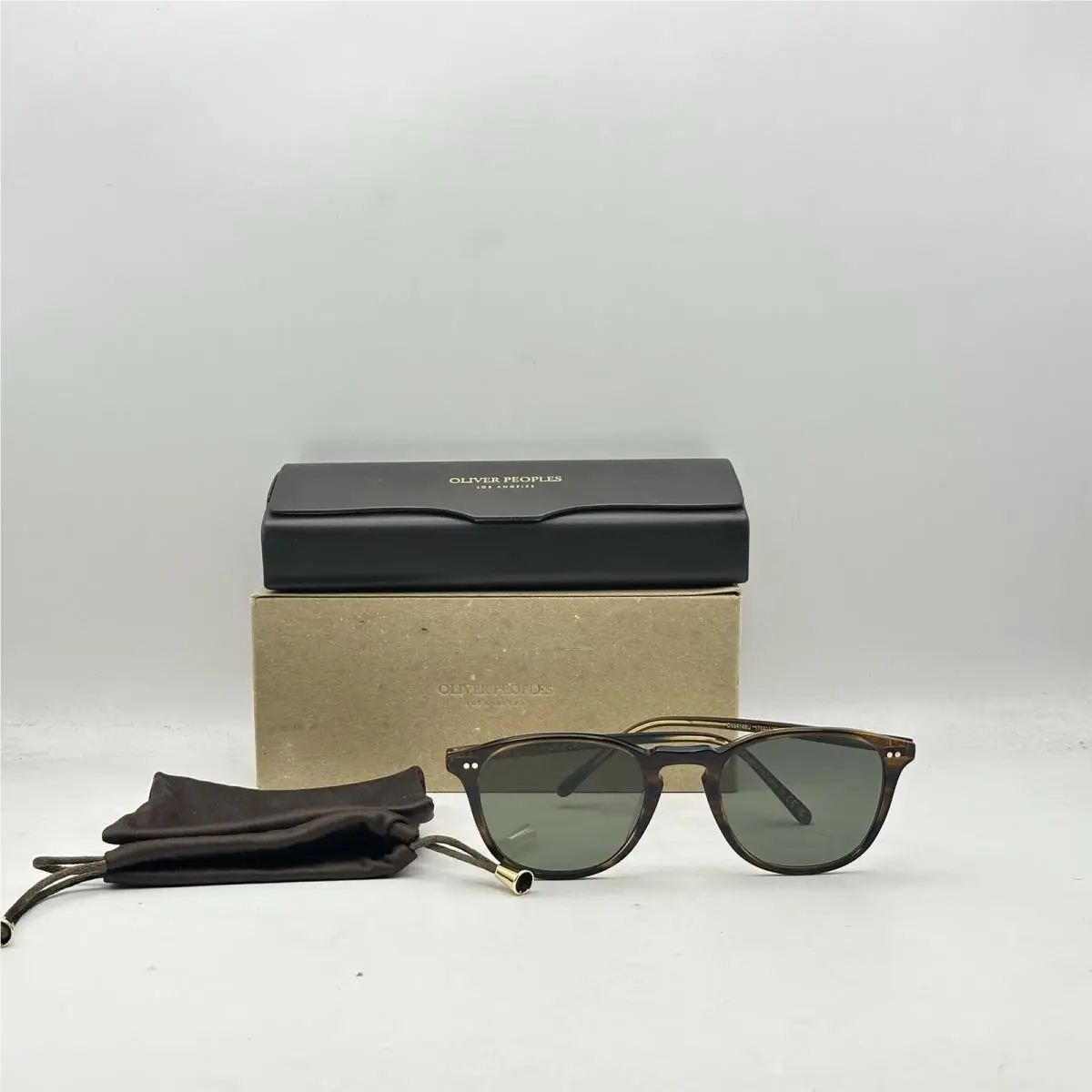 Oliver Peoples Unisex Forman L.a. Polarized Square Sunglasses OV5414SU Tortoise