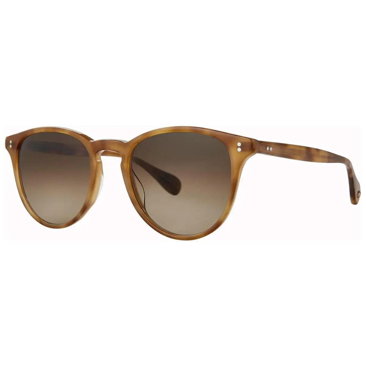 Manzanita P3 Vintage Style Round Sunglasses - 2151-50 - Japan Ember Tort/Cali Dream Grad (EMTCADG) by Garrett Leight