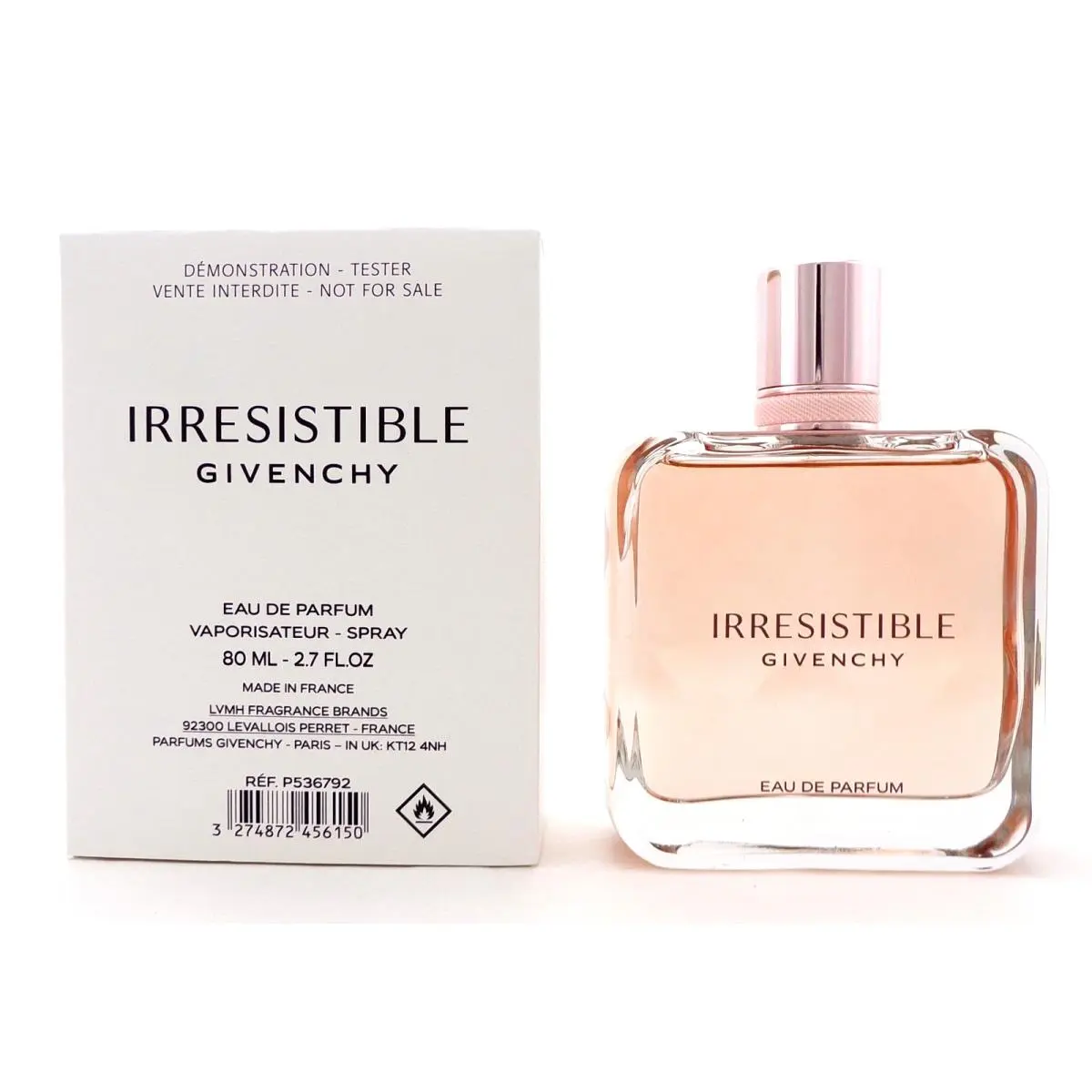 Irresistible by Givenchy 2.7 Oz. Eau de Parfum Spray For Women Tester W/cap