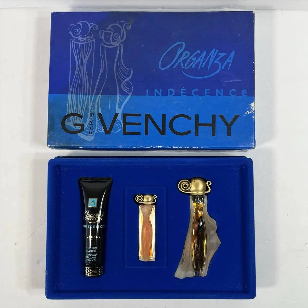 Organza Indecence Givenchy Eau de Parfum Box Set Spray 15ml Mini + Lotion 30ml