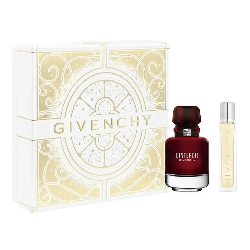 Givenchy Ladies L`interdit Rouge 2pcs Edp Gift Set Fragrances 3274872496941