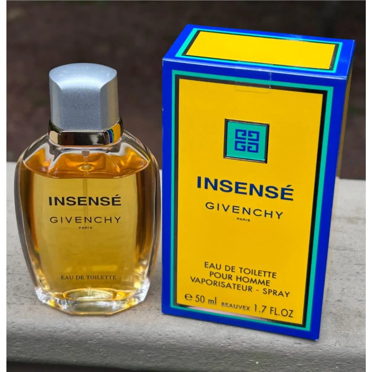 Vintage  Insense Pour Homme Edt 50ml/1.7 oz -2001 Bottle by Givenchy
