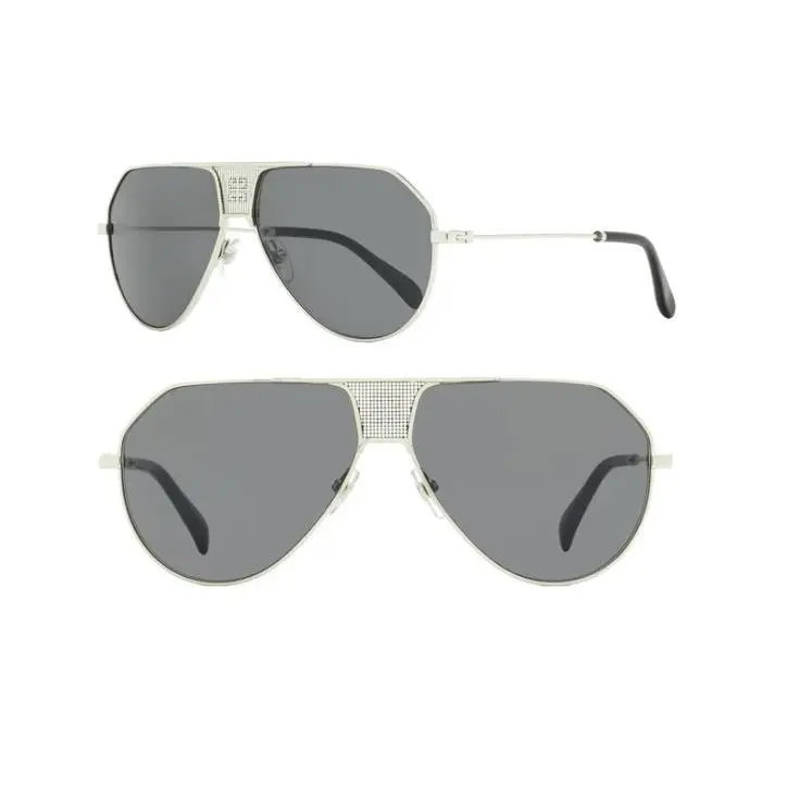 Unisex Sunglasses GV 7137S 010T4 Gray Silver Palladium by Givenchy