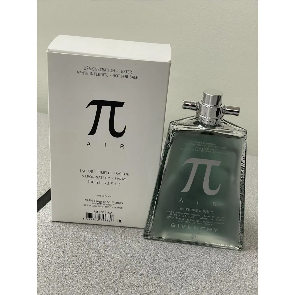 Givenchy Pi Air BY Givenchy Eau DE Toilette Fraiche 3.3 OZ 100 ML Tstr Men