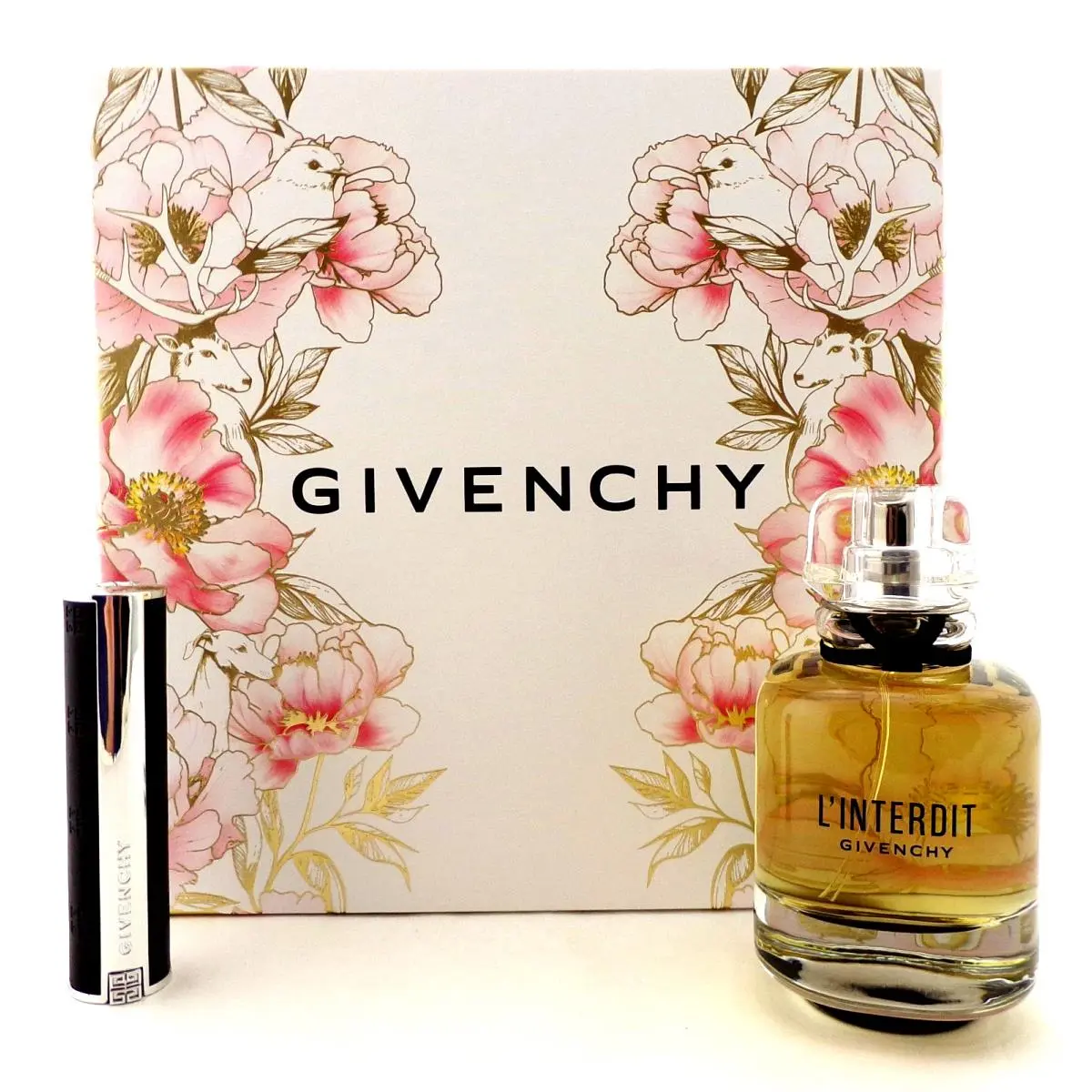 L`interdit Givenchy 2.7 Oz. Edp Spray+ 0.09 oz Lipstick Set For Women