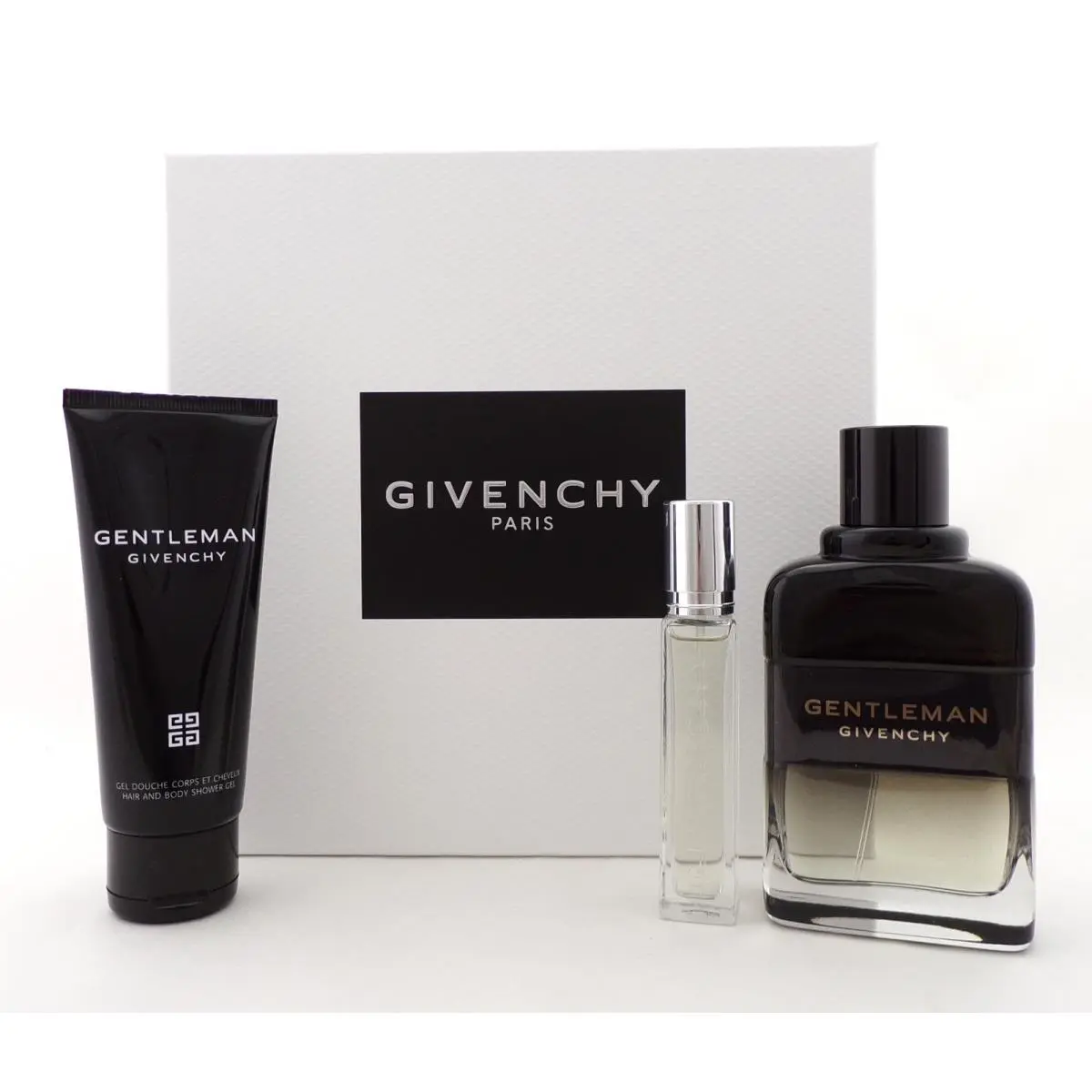 Gentleman Givenchy 3.3oz Edp Boisee + 12.5ml Edp + 2.5oz Sh/gel. Set For Men