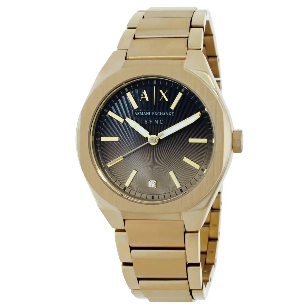 Armani Exchange Sync Quartz Brown Dial Ladies Watch AX6031