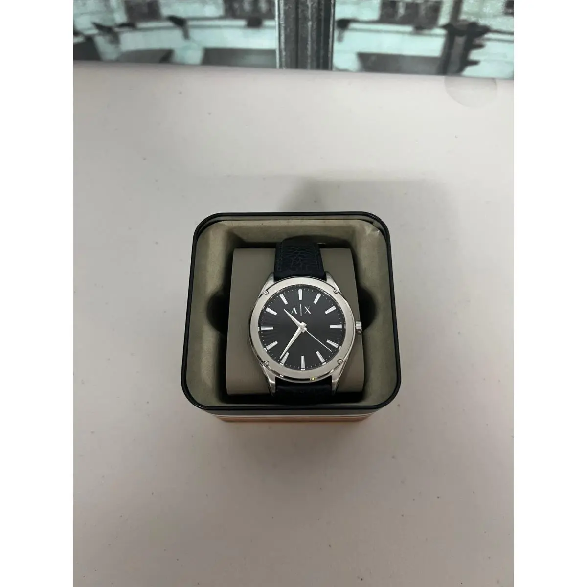Armani Exchange AX2803 Fitz Men`s Watch with Black Dial