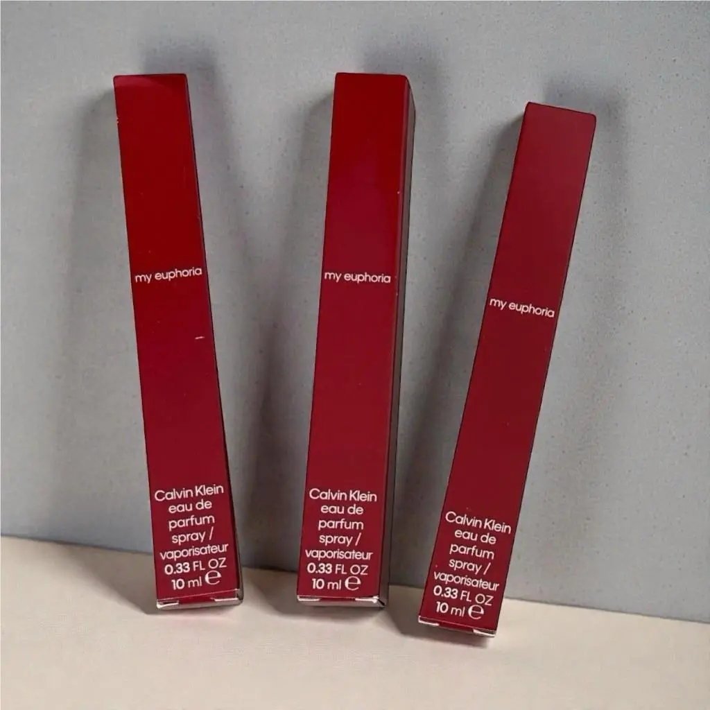 Calvin Klein My Euphoria Eau de Parfum For Woman Bundle Set of 3 0.33fl oz