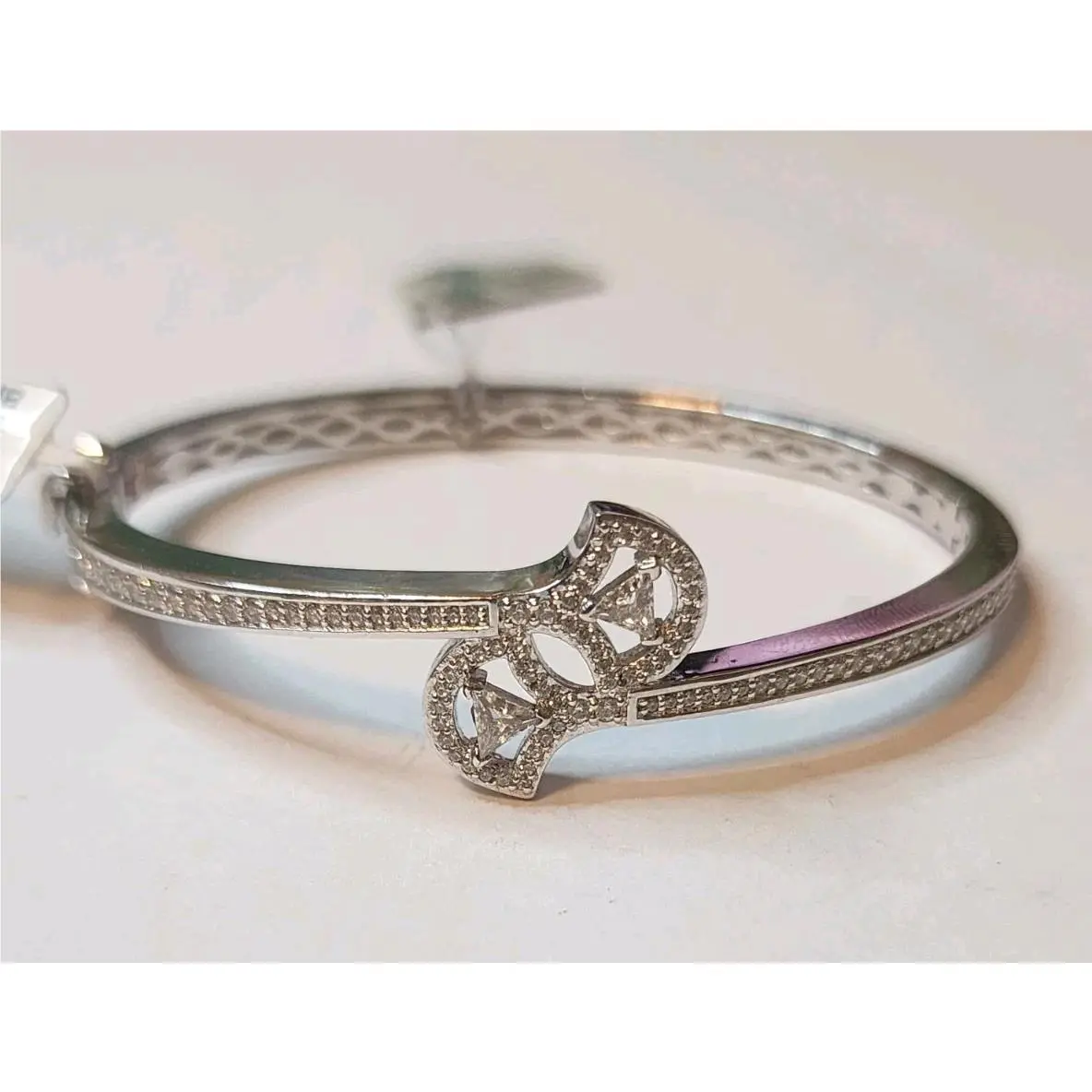 Sterling Silver  Bypass Bangle Bracelet 3481 by Swarovski