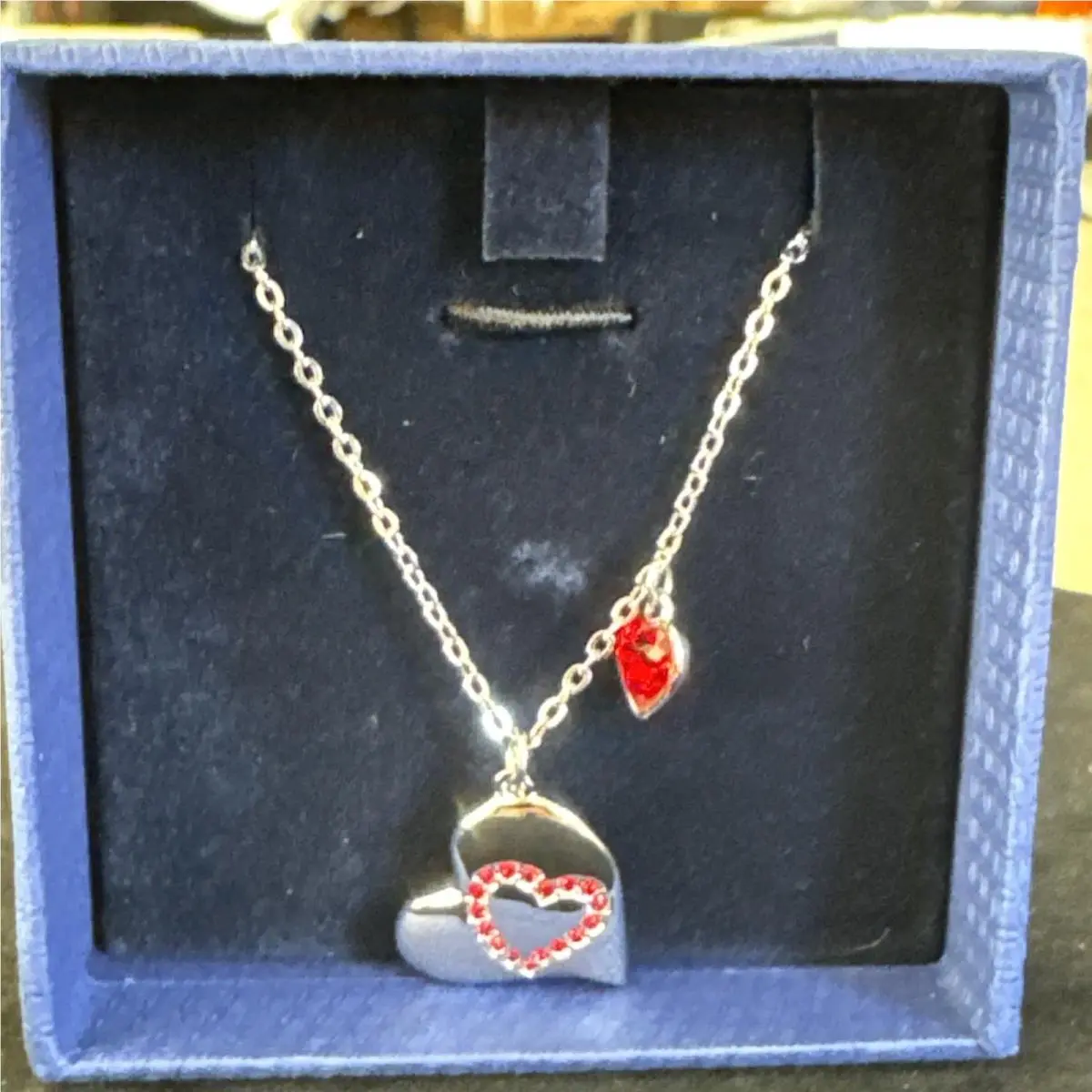 Heart Truth Pendant Necklace 2012 Crystal Valentines Day by Swarovski