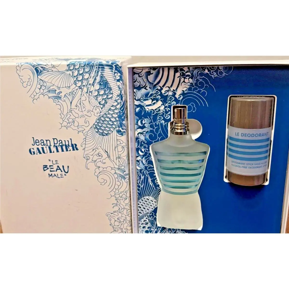 Jean Paul Gaultier LE Beau Male 2 Pcs Set - 4.2 OZ Spray + 2.7 OZ Deo /