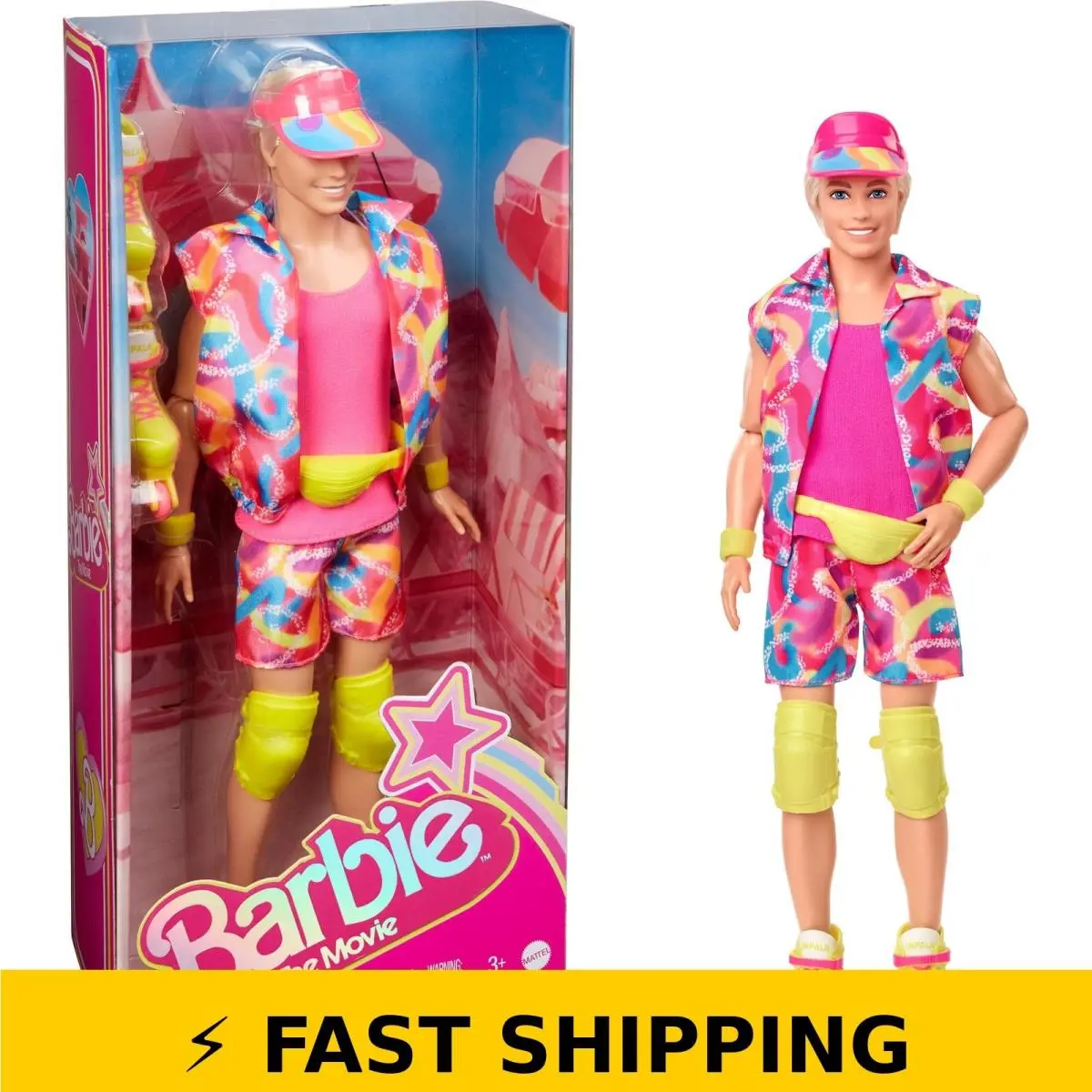 Barbie Ken Doll Inline Skating Outfit with Accessories