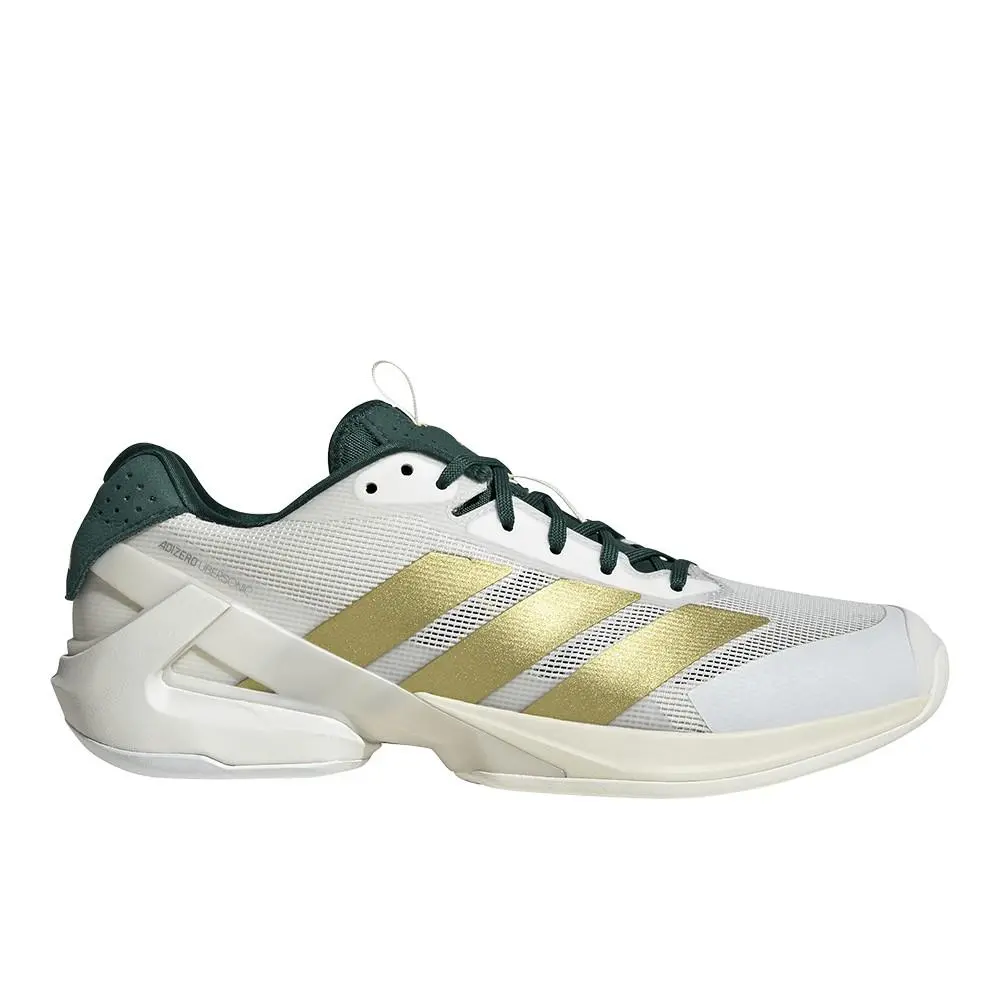 Adidas Adizero Ubersonic 5 Tennis Mens White Sneakers Athletic Shoes IH3087