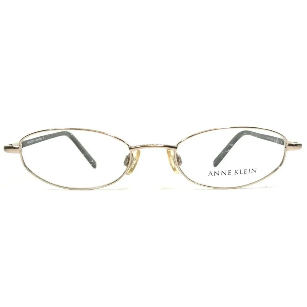 Anne Klein Eyeglasses Frames 9035 K1046 Brown Shiny Gold Oval 50-19-135