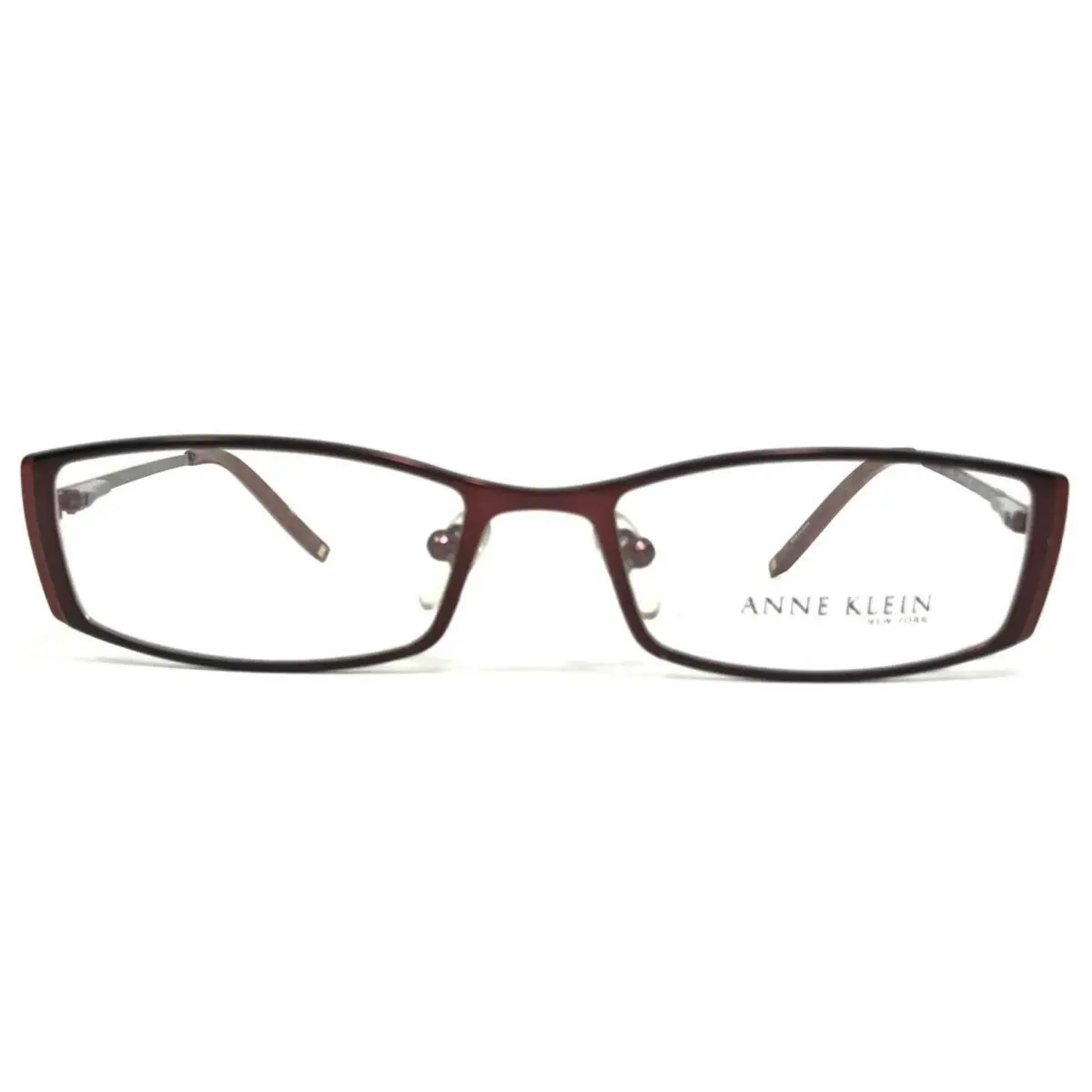 Anne Klein Eyeglasses Frames Akny 9085 513 Burgundy Red Rectangular 49-16-135 - Frame: Red