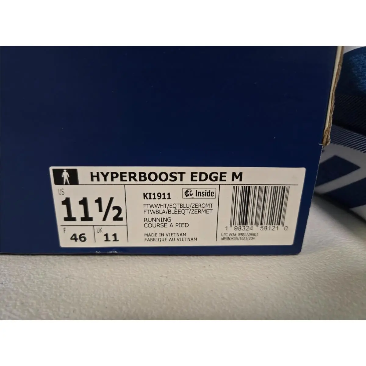 Adidas shoes - adidas Hyperboost Edge - Hyperboost Edge - KI1911 - Blue 19
