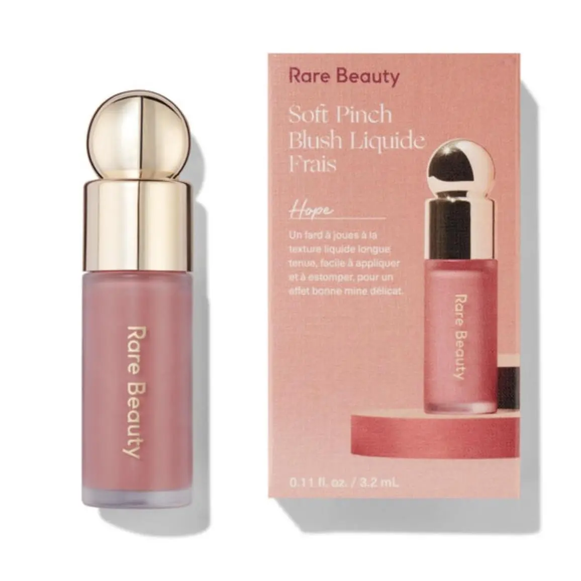 Rare Beauty Mini Soft Pinch Liquid Blush Hope- 0.11 Fl Oz Pack of 1 Mauve