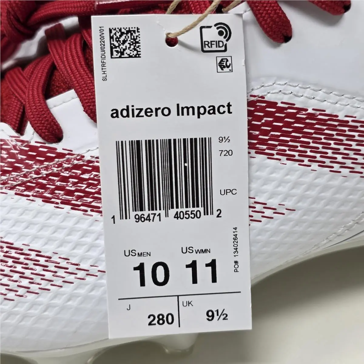 Adidas shoes - adidas Adizero Impact Football Cleats - IF2477 - White 2