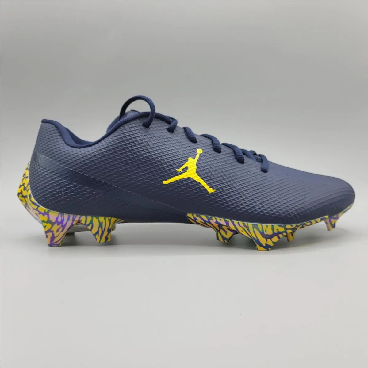 Nike Air Jordan Michigan PE Football Cleats Mens Size 10.5 Wide Vapor Edge 360