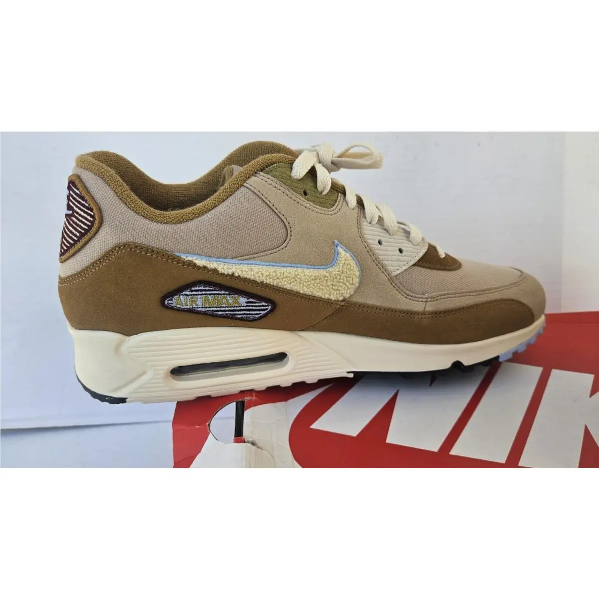 Nike shoes - Nike Air Max 90 - Air Max - 858954-200 - Brown, Manufacturer: Muted Bronze/Royal Tint/Desert/Light Cream 5