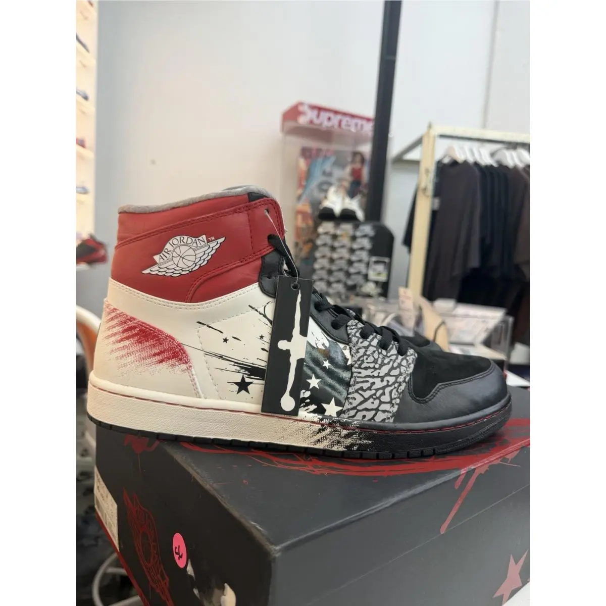 Nike shoes - Nike Air Jordan 1 - Air - 464803001 - White 2
