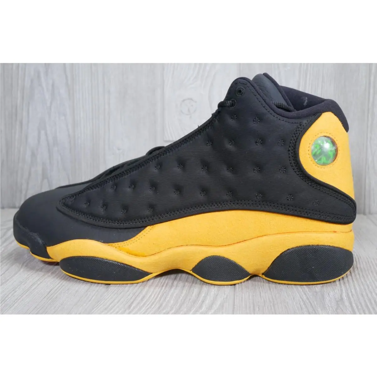 Nike Air Jordan 13 Retro B-grade Black Yellow High Top 414571-035 Sneaker 11.5