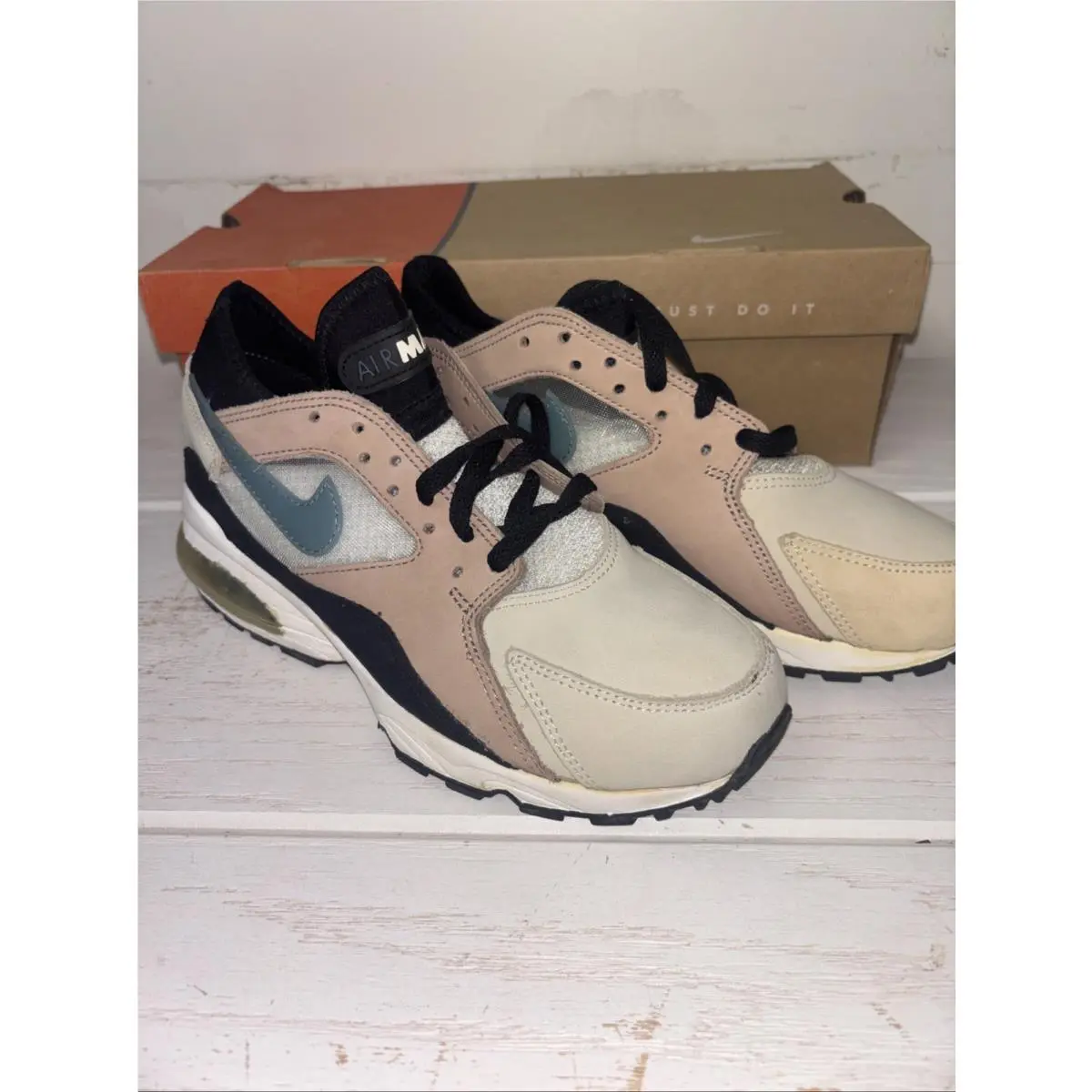 Nike Air Max 93 Leather Size 7.5 Men’s Dusty Cactus Vintage
