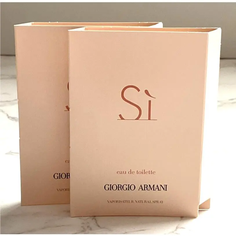 2x Giorgio Armani SI Edt Eau de Toilette Sample Spray 1.2ml / 0.04 oz