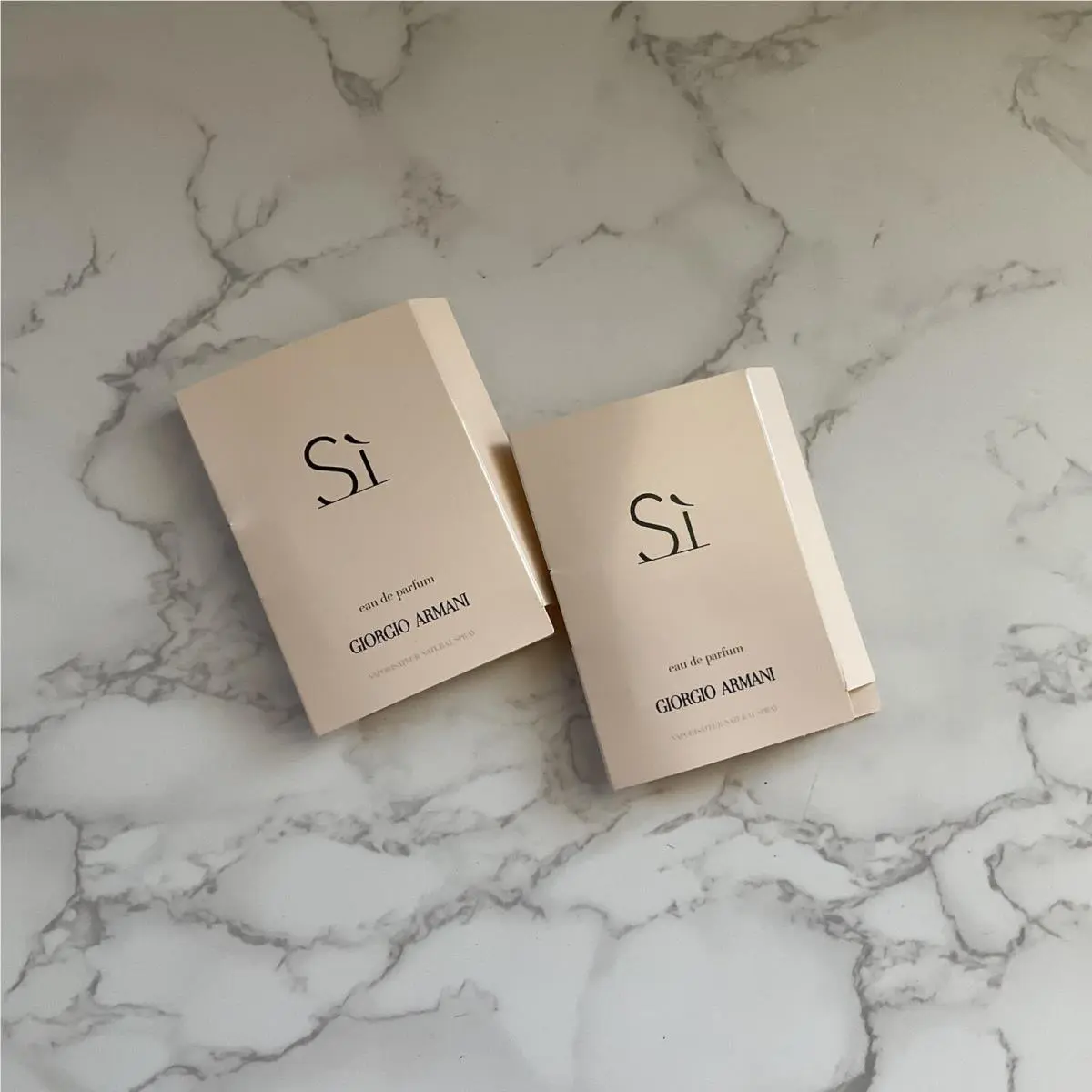 2x Giorgio Armani Si Eau De Parfum Edp Sample Spray 1.2 ml / 0.04 oz Each