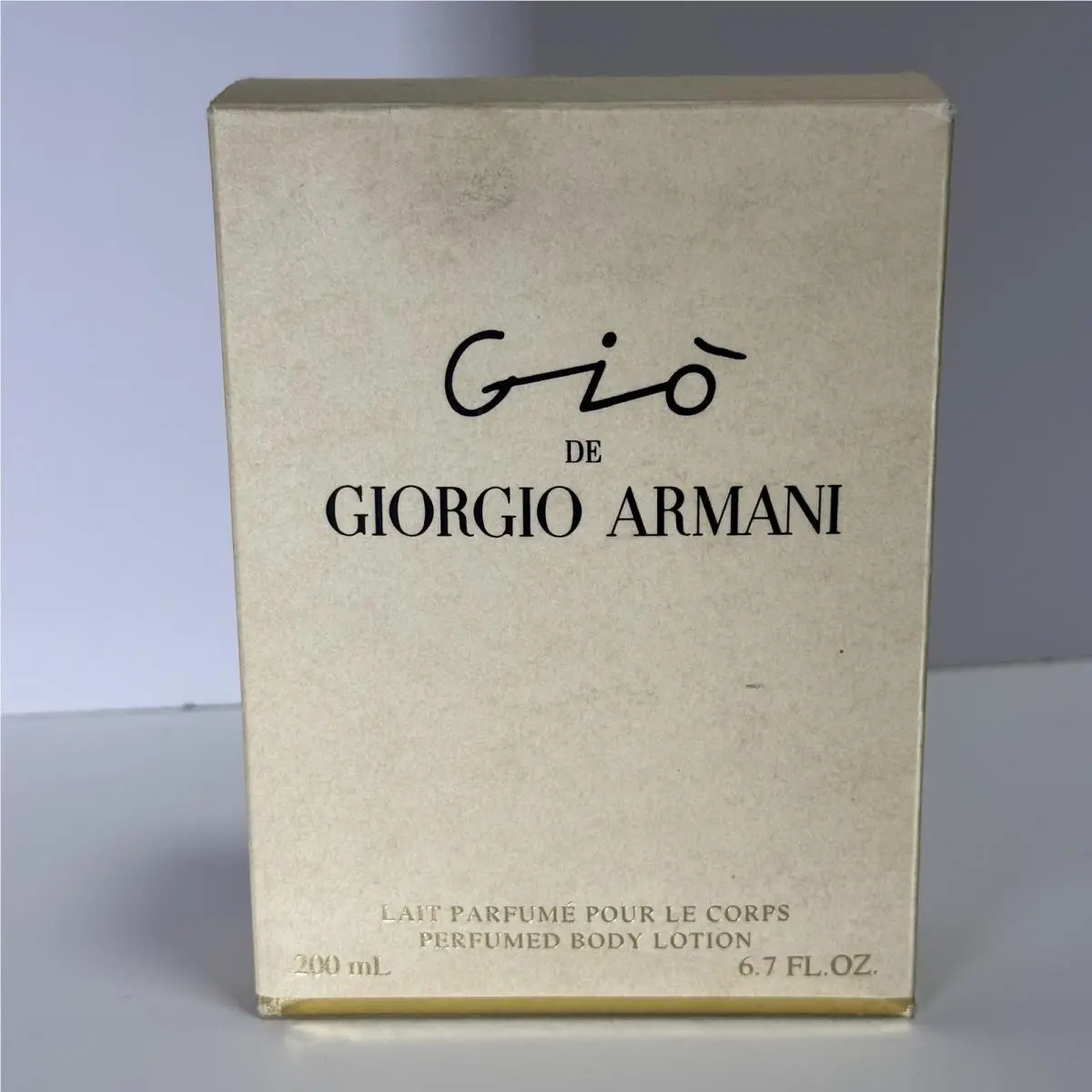 Gio Perfumed Body Lotion 6.7oz By Giorgio Armani For Women Vintage