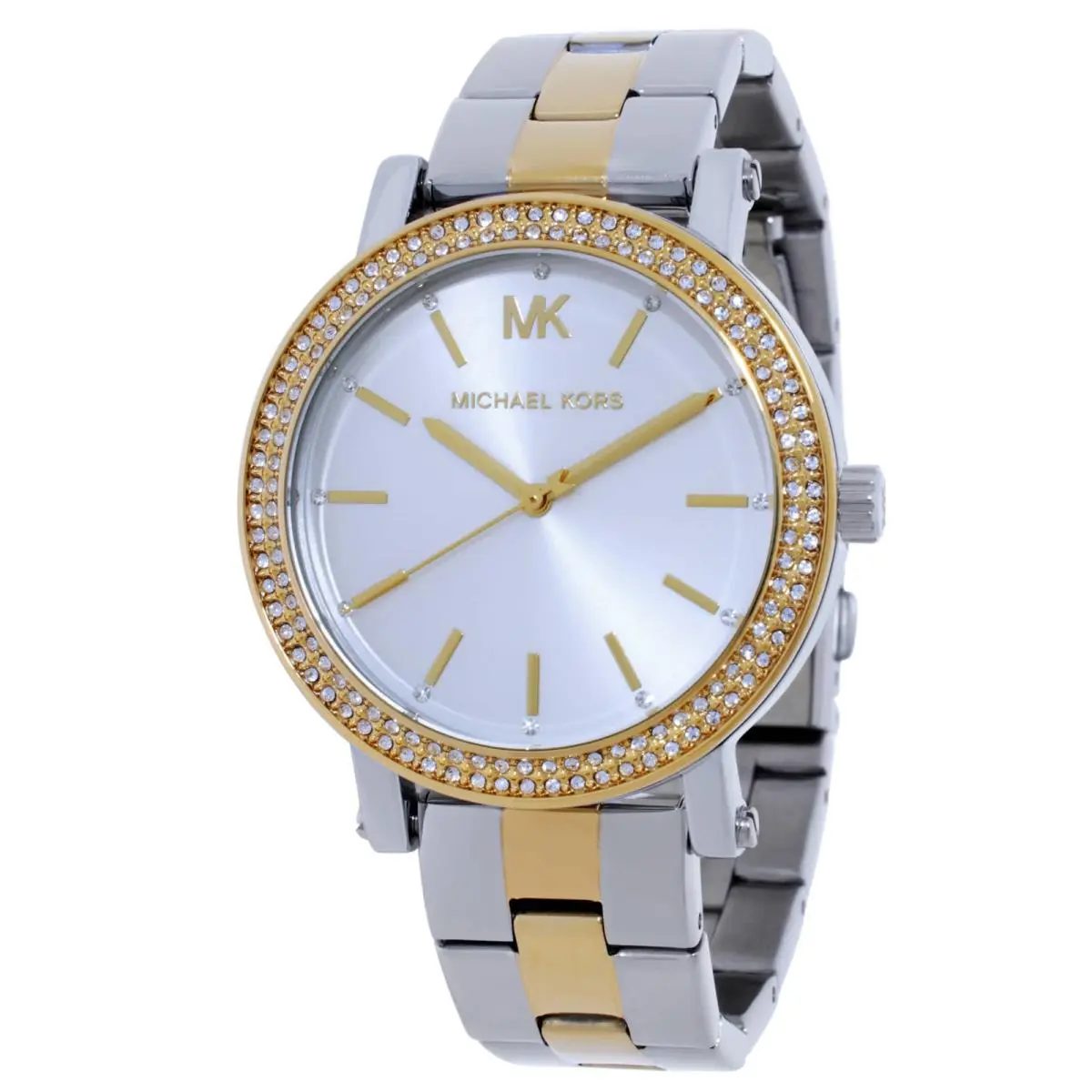 Corey Quartz Silver Dial Ladies Watch MK7348 by Michael Kors