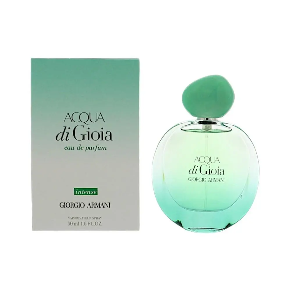 Acqua Di Gioia Intense by Giorgio Armani Box For Women 1.6 Oz Eau De Parfum