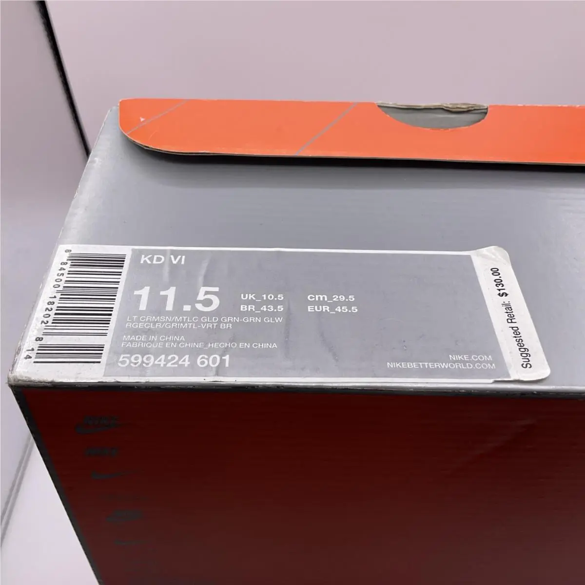 Nike shoes - Nike KD 6 - 599424-601 - Red (UPC: 884500182028) 16