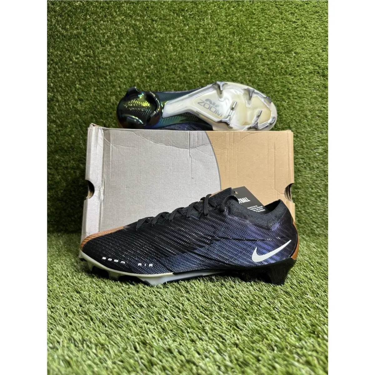 Nike shoes - Nike Zoom Mercurial Vapor 15 - DQ7788-001 - Black, Manufacturer: Black/Black 9