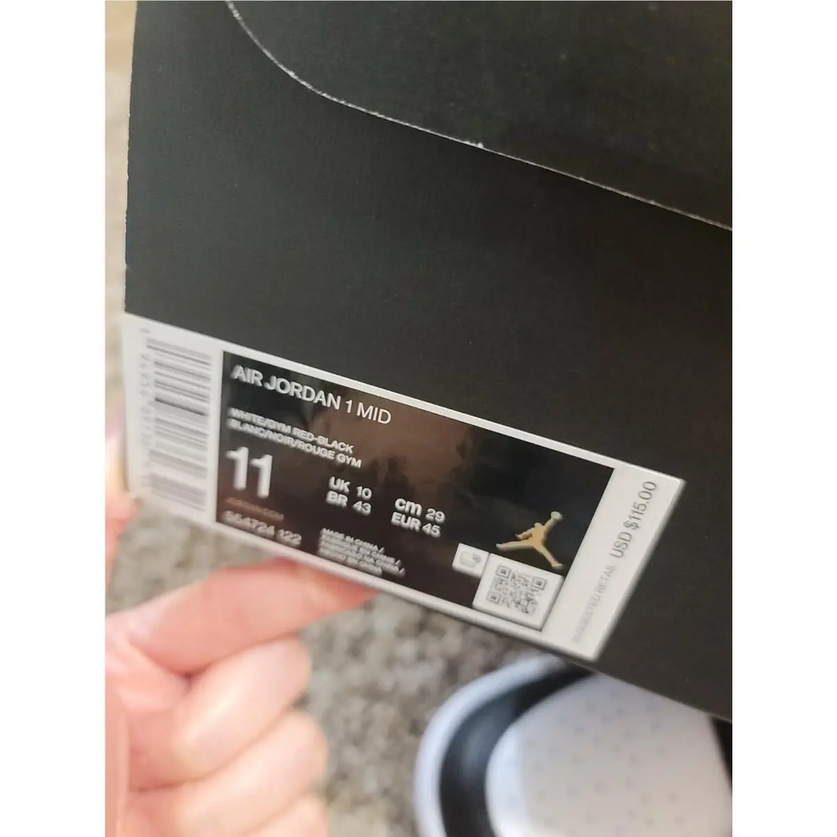 Nike shoes - Air Jordan 1 - Air - DJ4695-122 - White 9
