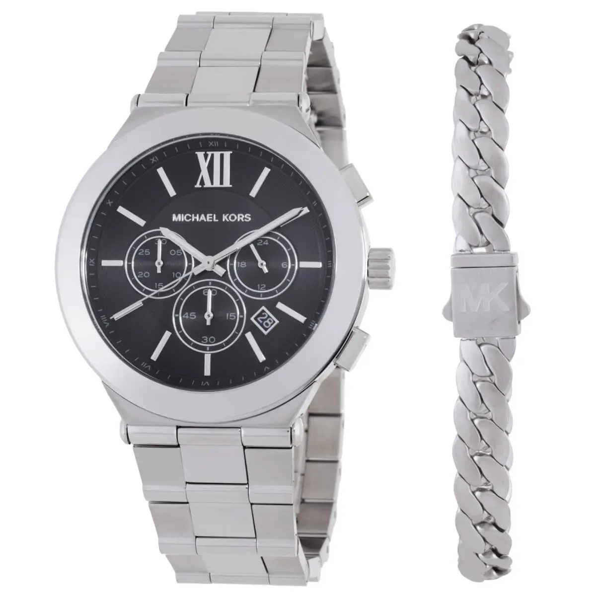 Oversized Billie Chronograph Quartz Men`s Watch and Bracelet Gift by Michael Kors
