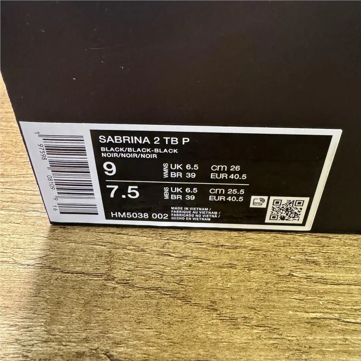 Nike shoes - Nike Sabrina 2 - Sabrina - HM5038-002 - Black 0