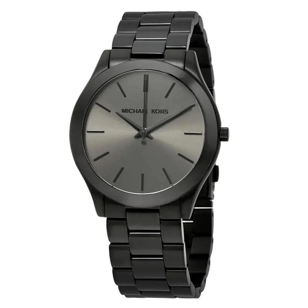 Michael Kors MK8507 Men`s Oversized Slim Runway Black Watch 44mm