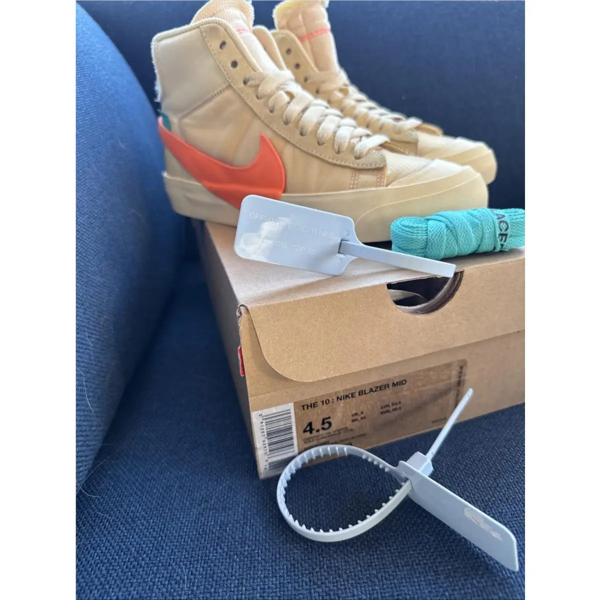 Nike Blazer Mid The Ten 10 Off-white All Hallow`s Eve 4.5 Men’s 6 Women’s She