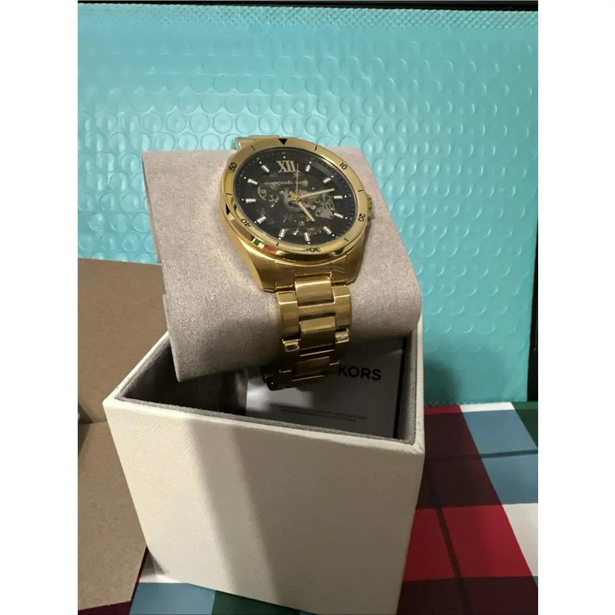 Michael Kors MK-9049 Limited Edition Watch Gold Tone with Automatic Movement