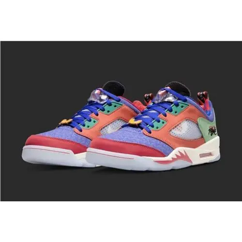 Nike shoes - Air Jordan 5 Retro Low - DR6287-486 - Multicolor 3