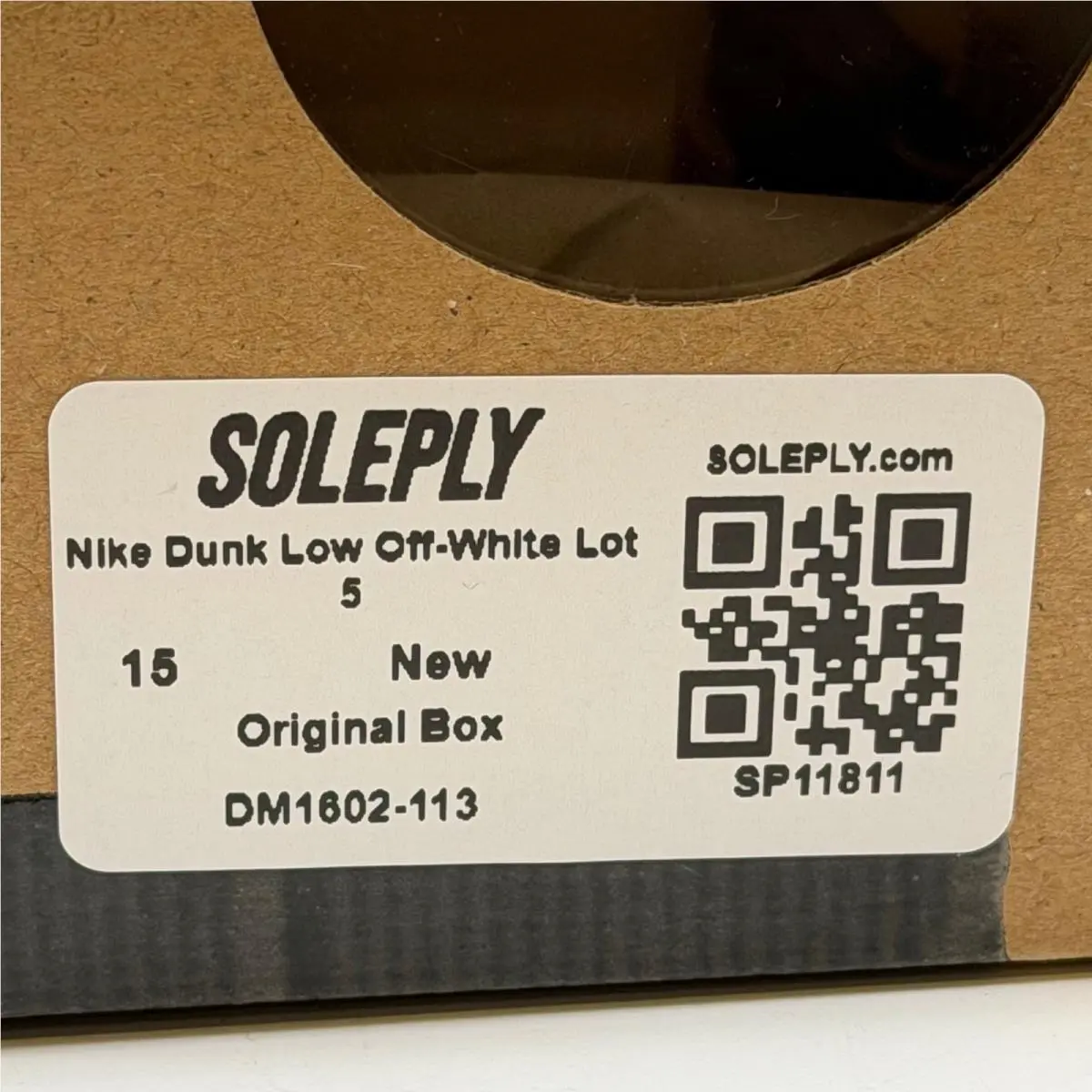 Nike shoes - Nike Dunk Low Off-White Lot 5 - White 6