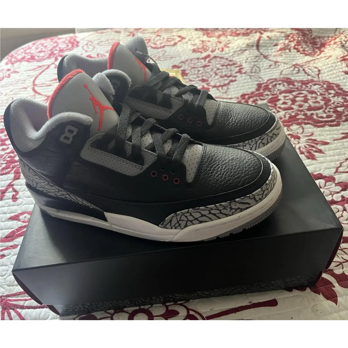 2018 Nike Air Jordan 3 Retro “black Cement” Men’s Size 9.5 /deadstock